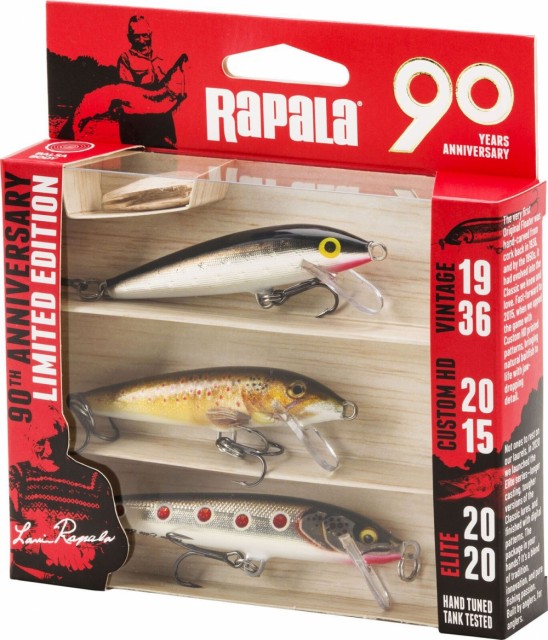 Rapala 90th Anniversary R90FSNT Wobblersett 7cm