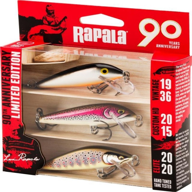 Rapala 90th Anniversary R90CDMDNT Wobblersett Countdown 7cm