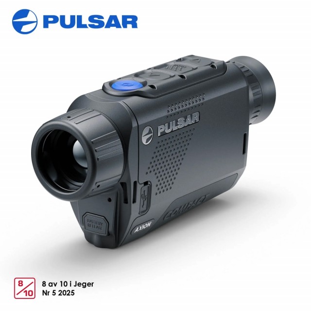 Pulsar Axion XG30 Compact. Superkompakt termisk monokular med 640×480-sensor