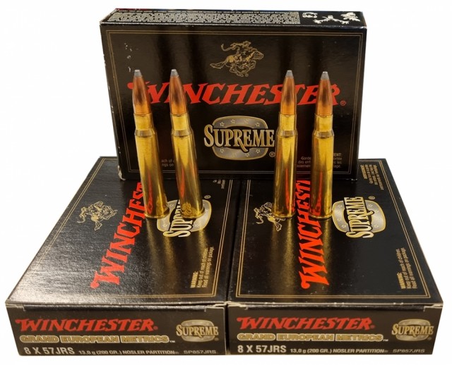 Winchester 8x57JRS 200grs Nosler Partition