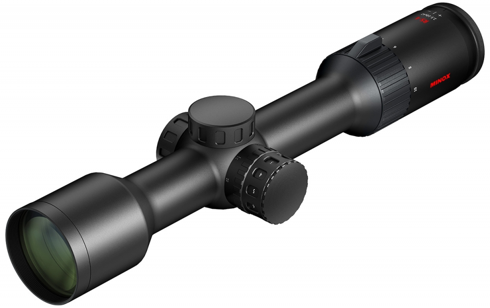 MINOX RS-4 2,5-10x42 med lys. Retikkel Tysk 4