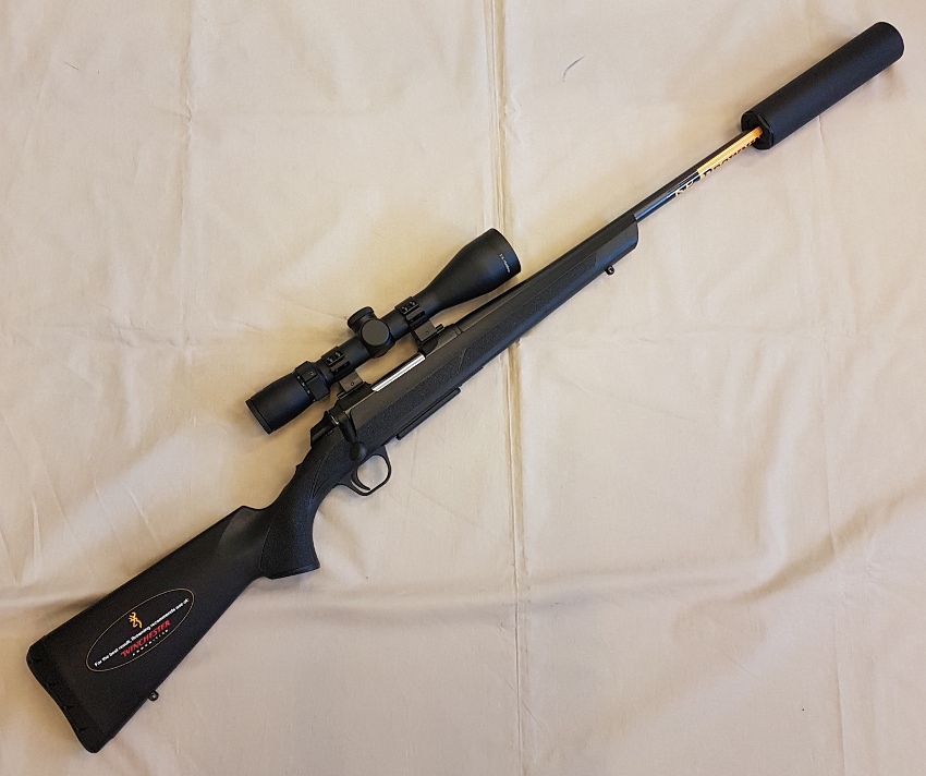 Browning A-Bolt III Kal. 308Win m/Welter WA 2-12x50i og A-Tec demper