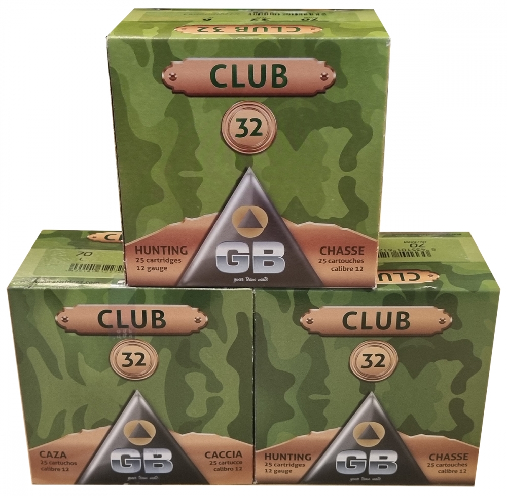 GB Club 12/70 32g US#5 - 25pakk Bly